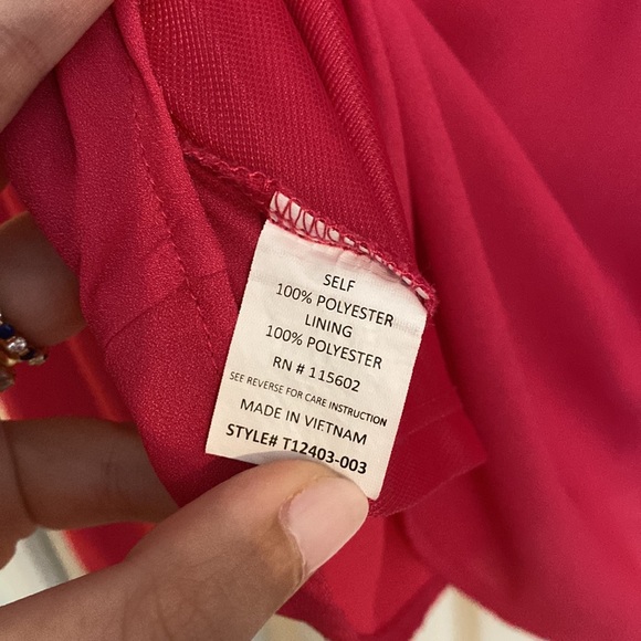 Lush Fuchsia Pink Blouse Medium - Picture 4 of 4